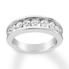 Thumbnail Image 1 of Previously Owned Diamond Wedding Band 1-1/5 ct tw Round-cut 14K White Gold