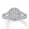 Thumbnail Image 0 of Previously Owned Diamond Engagement Ring 1 ct tw Round-cut 14K White Gold - Size 9.5