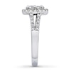 Thumbnail Image 2 of Previously Owned Diamond Engagement Ring 1 ct tw Round-cut 14K White Gold - Size 9.5