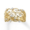 Thumbnail Image 1 of Previously Owned Diamond Ring 1/4 ct tw Round-cut 10K Yellow Gold - Size 13