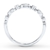 Thumbnail Image 1 of Previously Owned Diamond Anniversary Band 1/10 ct tw Round-cut 10K White Gold - Size 9.5