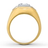 Thumbnail Image 1 of Previously Owned Diamond Wedding Band 1/2 ct tw Round-cut 14K Yellow Gold - Size 13.25