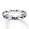 Thumbnail Image 0 of Previously Owned Diamond Anniversary Band 1/2 ct tw Round-cut 14K White Gold - Size 4.25