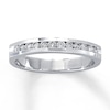 Thumbnail Image 0 of Previously Owned Diamond Anniversary Band 1/4 ct tw Round-cut 14K White Gold - Size 4