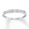 Thumbnail Image 0 of Previously Owned Diamond Accent Anniversary Band 10K White Gold - Size 9.5