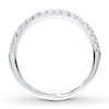 Thumbnail Image 2 of Previously Owned Diamond Wedding Band 1/4 ct tw Round-cut 10K White Gold - Size 8.75