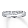 Thumbnail Image 0 of Previously Owned Diamond Enhancer Ring 3/8 ct tw Princess-Cut 14K White Gold - Size 10.75