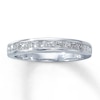 Thumbnail Image 0 of Previously Owned Diamond Wedding Band 3/4 ct tw Princess-cut 14K White Gold - Size 6