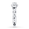 Thumbnail Image 2 of Previously Owned Diamond Engagement Ring 1/2 ct tw Round-cut 10K White Gold - Size 4.5