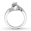 Thumbnail Image 1 of Previously Owned Diamond Engagement Ring 3/4 ct tw Round-Cut 14K White Gold - Size 8.5