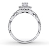 Thumbnail Image 1 of Previously Owned Neil Lane Engagement Ring 1 ct tw Round-cut Diamonds 14K White Gold - Size 5.5