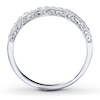 Thumbnail Image 1 of Previously Owned Diamond Wedding Band 1/4 ct tw Round-cut 14K White Gold - Size 9.5