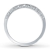 Thumbnail Image 2 of Previously Owned Wedding Band 1/4 ct tw Round-cut Diamonds 14K White Gold - Size 3.5