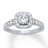 Thumbnail Image 0 of Previously Owned Neil Lane Engagement Ring 1-1/6 ct tw Round-cut Diamonds 14K White Gold - Size 4.5