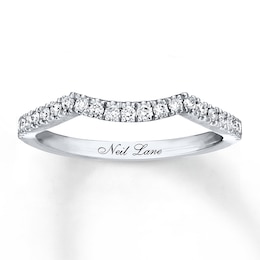 Previously Owned Neil Lane Wedding Band 1/4 ct tw Round-cut Diamonds 14K White Gold