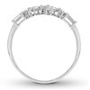 Thumbnail Image 1 of Previously Owned Diamond Ring 1/5 ct tw Baguette & Round 10K White Gold