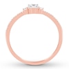 Thumbnail Image 1 of Previously Owned Diamond Promise Ring 1/5 ct tw Round-cut 10K Rose Gold