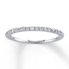 Thumbnail Image 0 of Previously Owned Diamond Anniversary Band 1/4 ct tw Round-cut 10K White Gold - Size 9.5