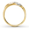 Thumbnail Image 1 of Previously Owned Men's Wedding Band 1/4 ct tw Round-cut Diamonds 10K Yellow Gold - Size 7.5