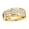 Thumbnail Image 1 of Previously Owned Men's Wedding Band 1/2 ct tw Round-cut Diamonds 10K Yellow Gold - Size 10