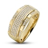 Thumbnail Image 4 of Previously Owned Men's Wedding Band 1/2 ct tw Round-cut Diamonds 10K Yellow Gold - Size 10