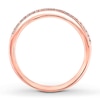 Thumbnail Image 1 of Previously Owned Diamond Wedding Band 1/10 ct tw Round-cut 14K Rose Gold - Size 11.25