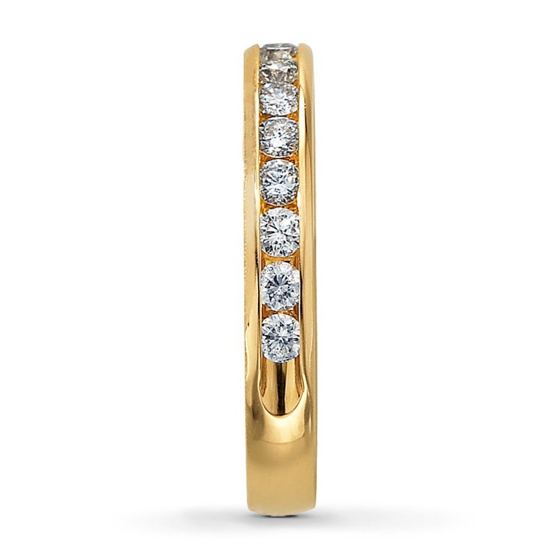 Previously Owned Anniversary Band 1/2 ct tw Round-cut Diamonds 14K Yellow Gold - Size 13.5