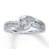 Thumbnail Image 1 of Previously Owned Diamond Engagement Ring 1/2 ct tw Round-Cut 14K White Gold - Size 9.25