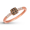 Thumbnail Image 0 of Previously Owned Le Vian Chocolate Diamond Ring 1/4 ct tw Round-cut 14K Strawberry Gold - Size 10.25