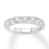 Thumbnail Image 0 of Previously Owned Diamond Anniversary Band 1/2 ct tw Round-cut 10K White Gold - Size 9.5