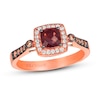 Thumbnail Image 1 of Previously Owned Le Vian Chocolate Quartz Ring 1/5 ct tw Round-cut Diamonds 14K Gold - Size 12