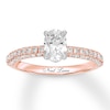 Thumbnail Image 0 of Previously Owned Neil Lane Engagement Ring 1-1/2 ct tw Oval & Round-cut Diamonds 14K Rose Gold - Size 9