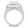 Thumbnail Image 1 of Previously Owned Diamond Engagement Ring 3 ct tw Round-cut 10K White Gold - Size 11.25