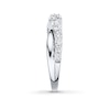 Thumbnail Image 3 of Previously Owned Diamond Contour Band 1/2 ct tw Round-cut 14K White Gold - Size 9.75