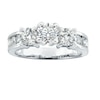 Thumbnail Image 0 of Previously Owned Three-Stone Diamond Engagement Ring 2 ct tw Round-cut 14K White Gold - Size 9.75