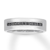 Thumbnail Image 0 of Previously Owned Neil Lane Men's Black Diamond Band 1/6 ct tw 14K White Gold