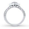 Thumbnail Image 2 of Previously Owned Neil Lane Engagement Ring 1 ct tw Princess & Round-cut Diamonds 14K White Gold