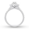 Thumbnail Image 1 of Previously Owned Neil Lane Diamond Engagement Ring 7/8 ct tw Marquise & Round-cut 14K White Gold