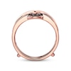 Thumbnail Image 2 of Previously Owned Black Diamond Insert Ring 1/5 Carat tw 14K Rose Gold