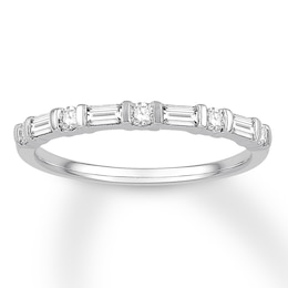 Previously Owned Diamond Anniversary Band 1/3 ct tw Round-ct 14K White Gold