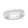 Thumbnail Image 1 of Previously Owned Leo Diamond Men's Wedding Band 3/4 ct tw Square 14K White Gold