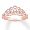 Thumbnail Image 0 of Previously Owned Emmy London Diamond Crown Ring 1/3 ct tw 10K Rose Gold