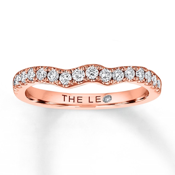 Previously Owned THE LEO Diamond Wedding Band 3/8 ct tw Round-cut 14K Rose Gold