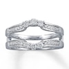 Thumbnail Image 0 of Previously Owned Enhancer 1/2 ct tw Round-cut Diamonds 14K White Gold - Size 8.5