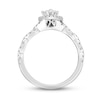 Thumbnail Image 3 of Previously Owned Neil Lane Diamond Engagement Ring 1 ct tw Pear & Round-cut 14K White Gold