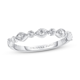 Previously Owned Adrianna Papell Diamond Anniversary Band 1/3 ct tw 14K White Gold