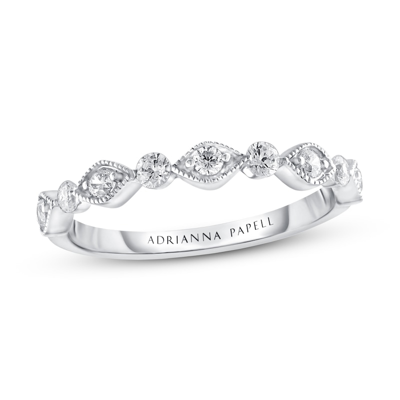 Main Image 1 of Previously Owned Adrianna Papell Diamond Anniversary Band 1/3 ct tw 14K White Gold