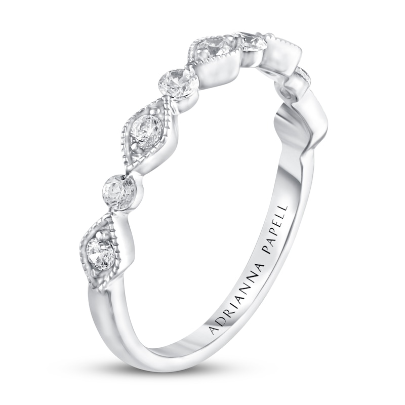 Main Image 2 of Previously Owned Adrianna Papell Diamond Anniversary Band 1/3 ct tw 14K White Gold