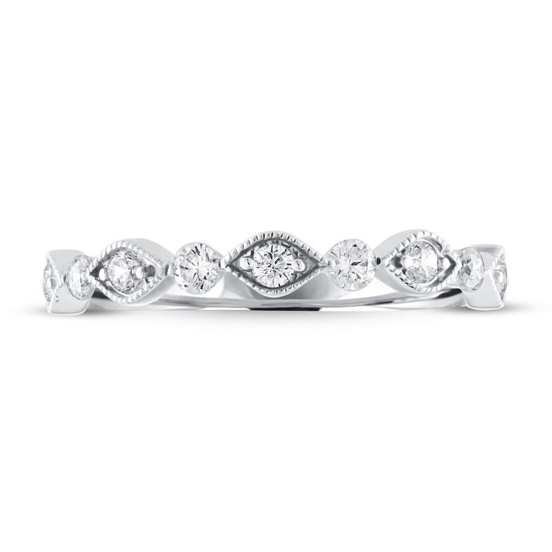 Main Image 3 of Previously Owned Adrianna Papell Diamond Anniversary Band 1/3 ct tw 14K White Gold