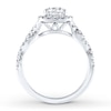Thumbnail Image 1 of Previously Owned Diamond Engagement Ring 1-3/8 ct tw Round-cut 14K White Gold
